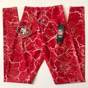 Zubaz San Francisco 49ers Marble Leggings